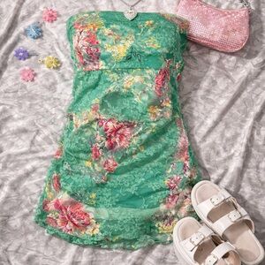 Justify lace y2k Tube Top